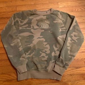 Authentic KITH Unisex Camo Crewneck Sweatshirt - Size M